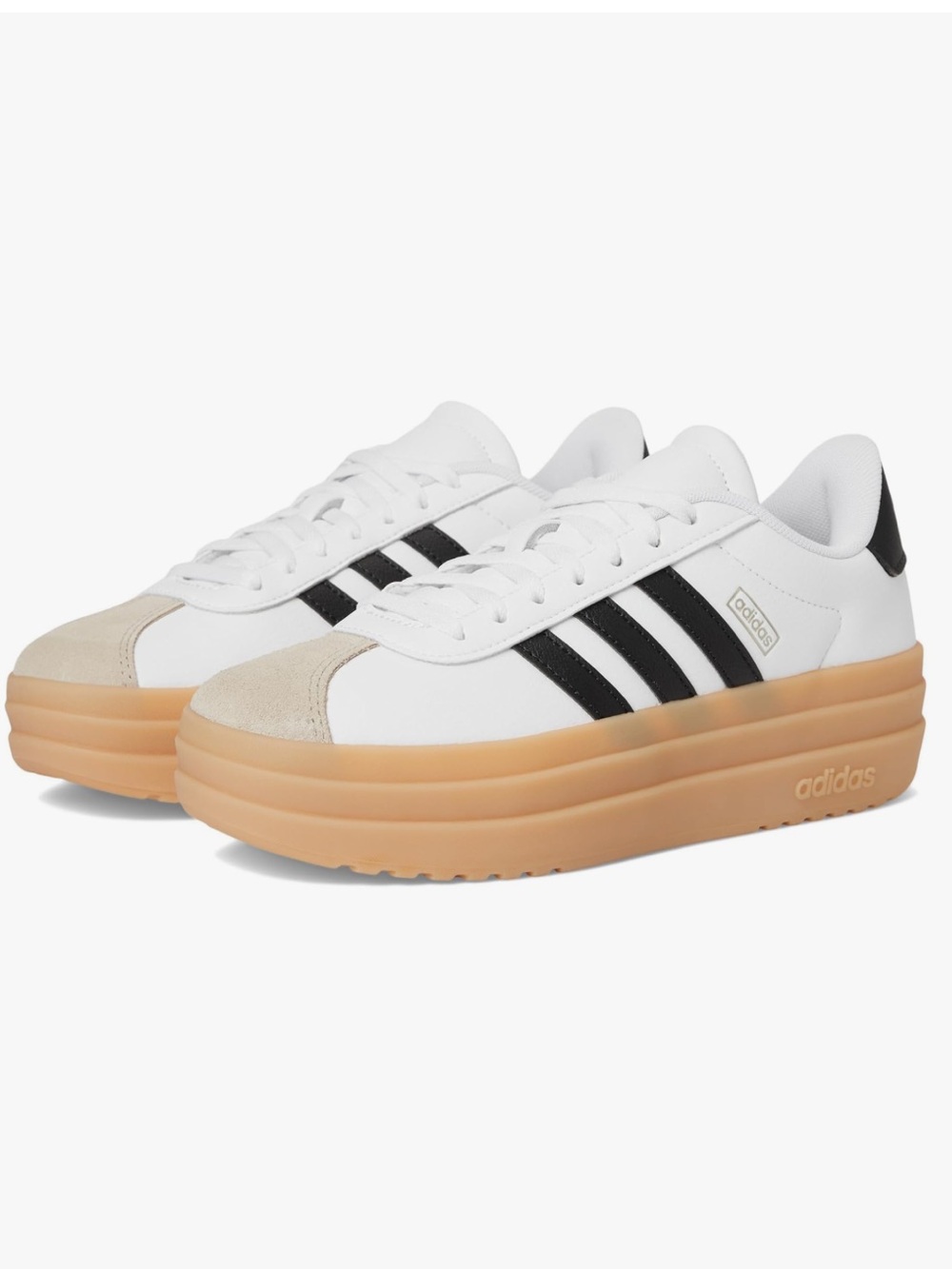 Adidas unisex big kid VI Court Bold platform sneakers (fits women)